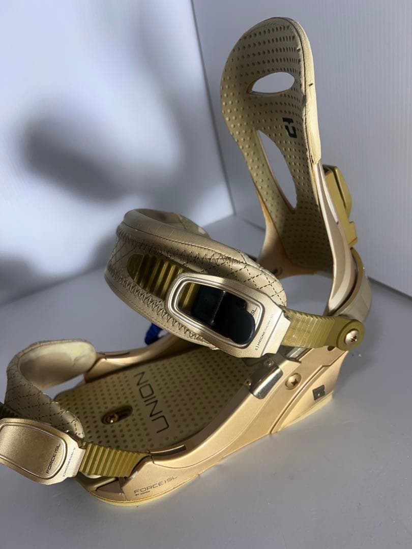 希少なGOLDカラー Union Force ビンディング イタリア製