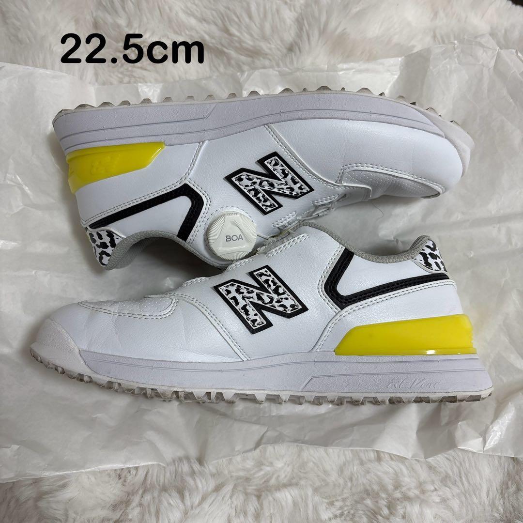【極美品】ニューバランス ゴルフシューズ ボアシステム レディース 22.5cm