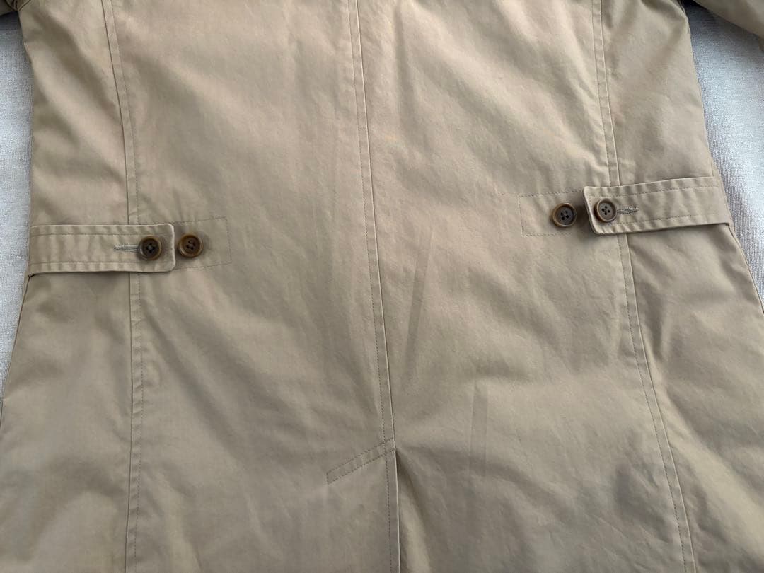 マーガレットハウエル ロングステンカラーコート ダウンライナー付 ベージュ II