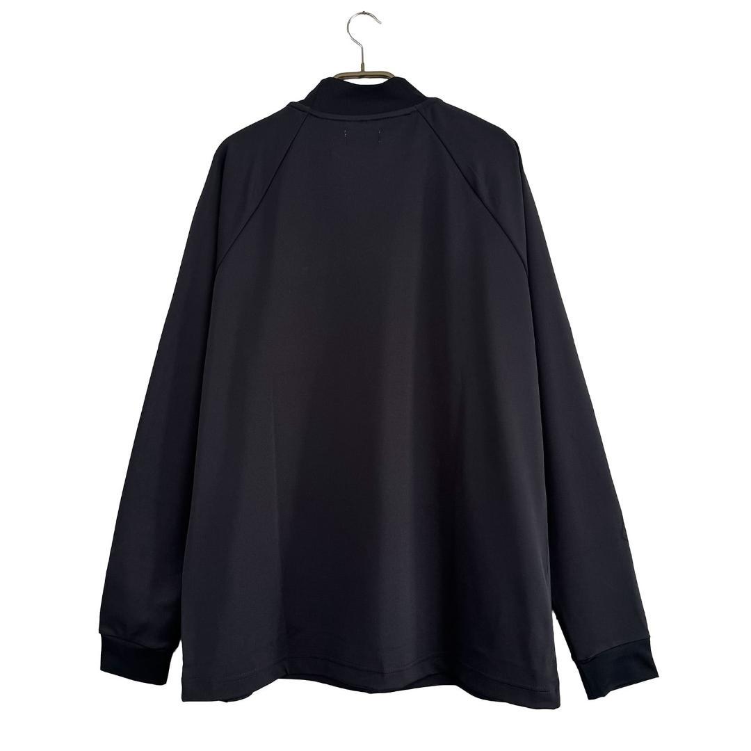 8G SHOOT　LOGO PRINT MOCK NECK L/S TEE