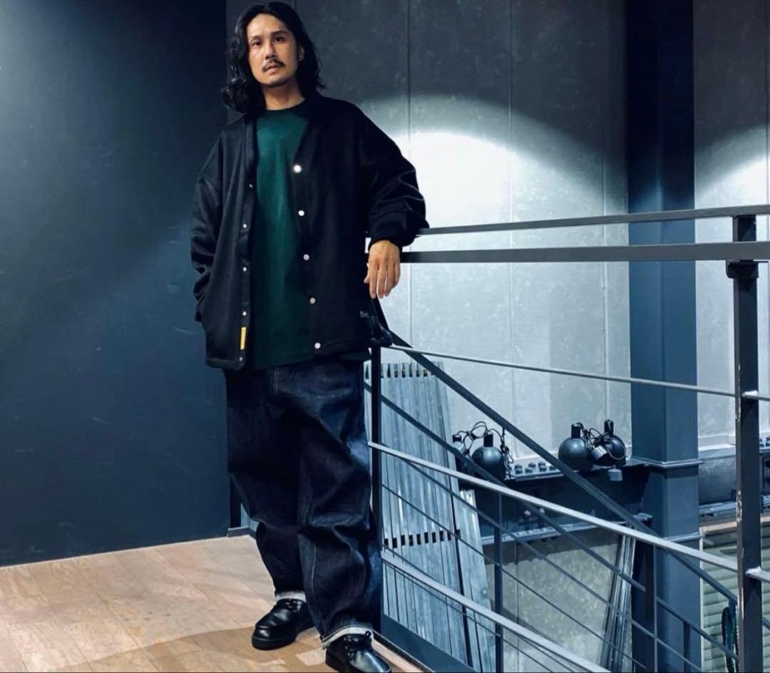 美品FAT BEAVEGAN ブラックカーディガン