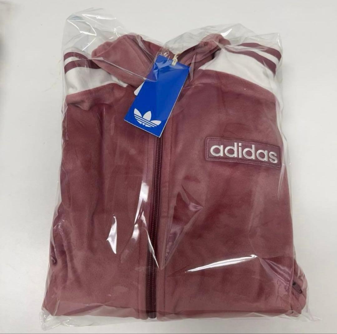 【新品】アディダス adidasアディブレイク ベロア トップス ピンク S