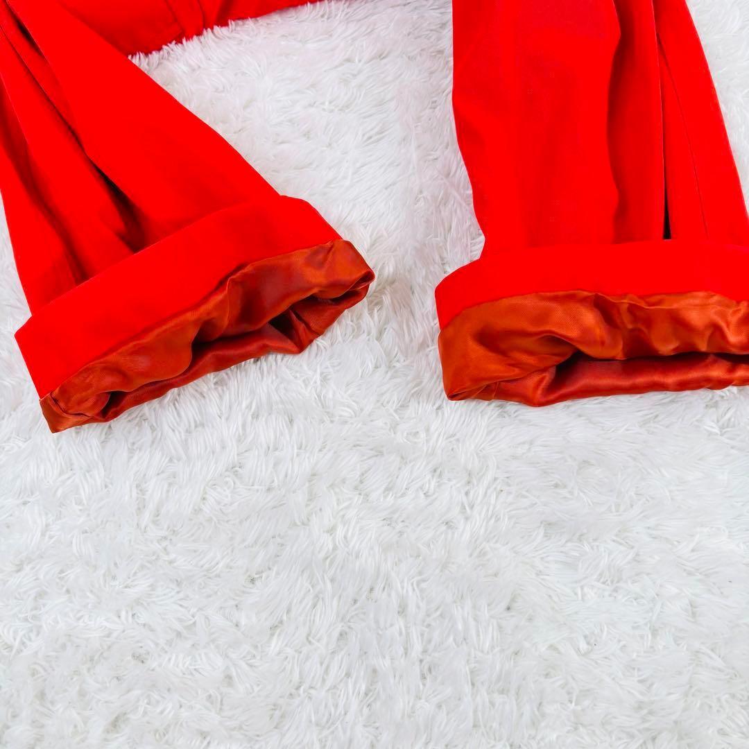 437 美品✨MACPHEEシャンブレーツイル ステンカラーコート オレンジ