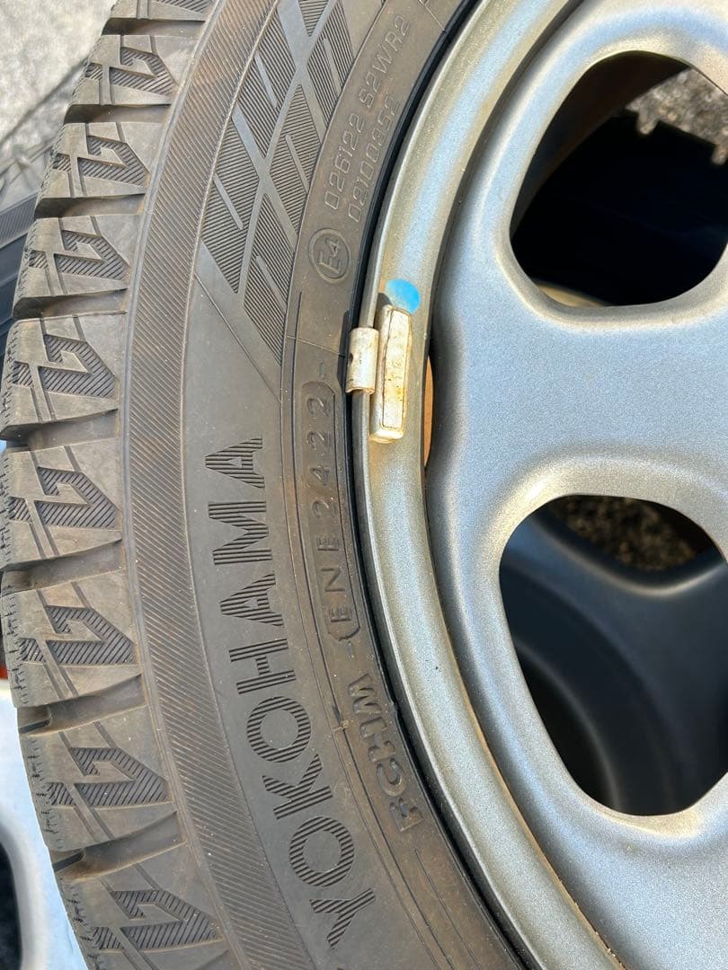 ハスラー純正ホイール ヨコハマ ice GUARD 15インチスタッドレスタイヤ