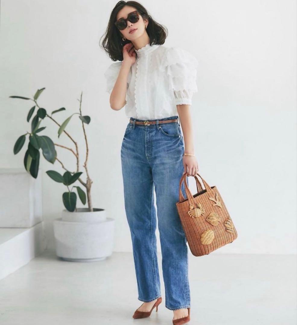 YANUK ヤヌークPREMIUM2 ボーイズストレートLEA 24