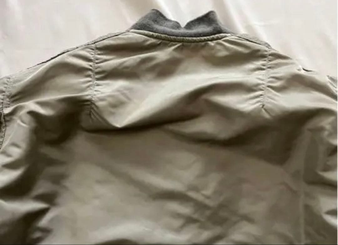 早い者勝ち！即日発送！90’s ALPHA MA-1 シルバーUSA製 短丈