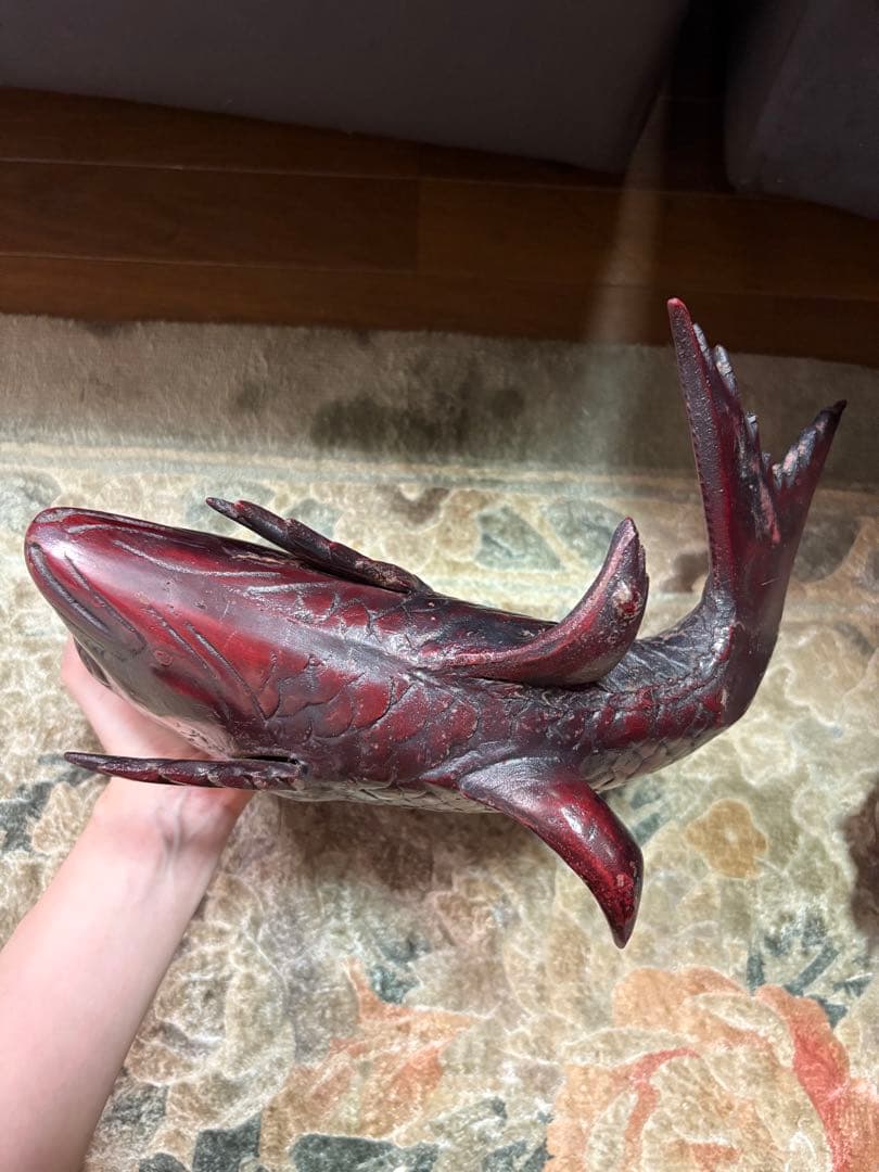 恵比寿さまと鯛の置物