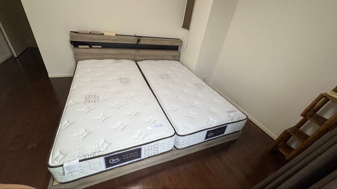 【美品】Serta PSポスチャー 57 F1N ソフト シングル×2