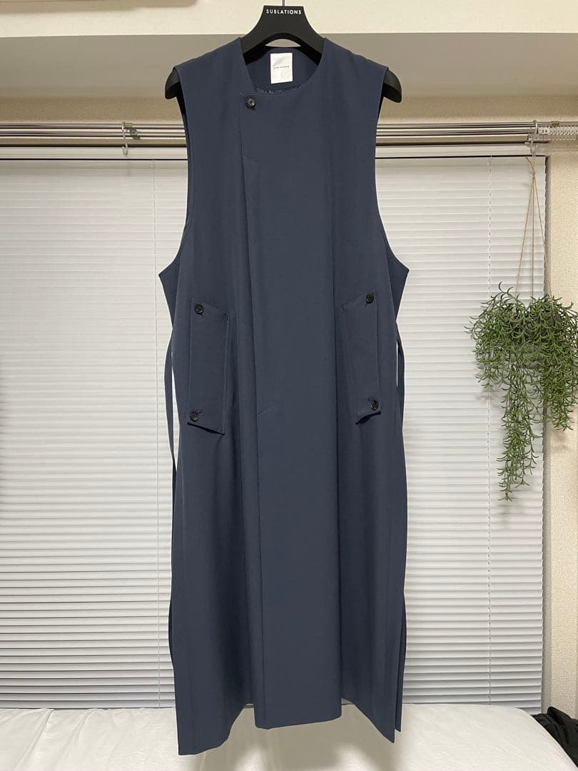 ジャケット・アウター SUBLATIONS SEC.04 SLEEVELESS LONG COAT 1