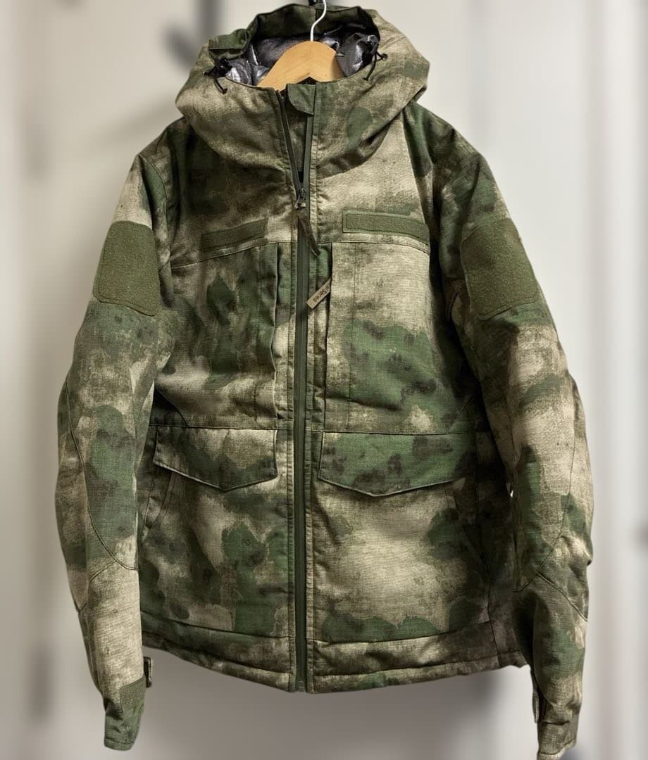未使用極暖ロシア北朝鮮軍仕様迷彩防寒服内綿ブラックアルミ日本稀少品内綿ふんわり