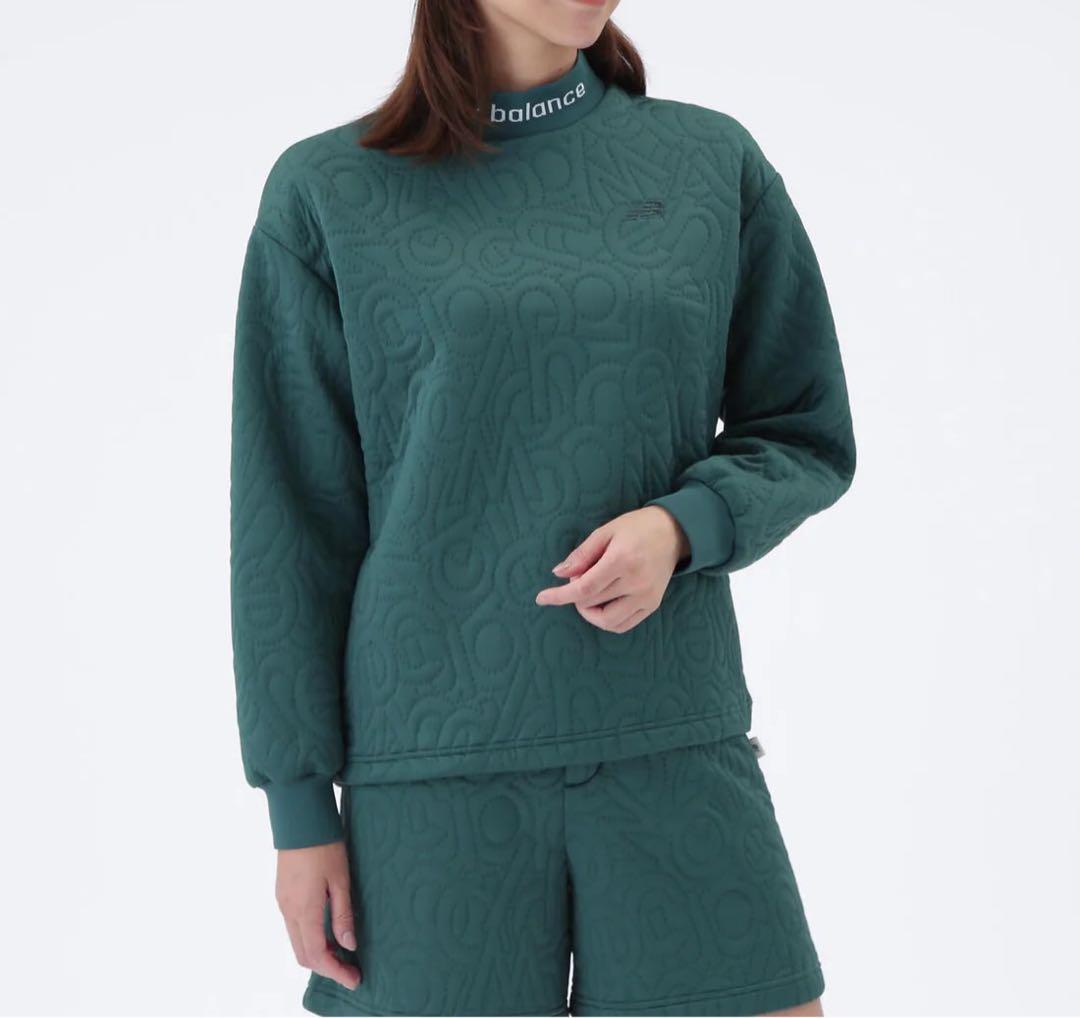 ニューバランスゴルフ テクスチャー モックネック プルオーバー【上下セット売り】