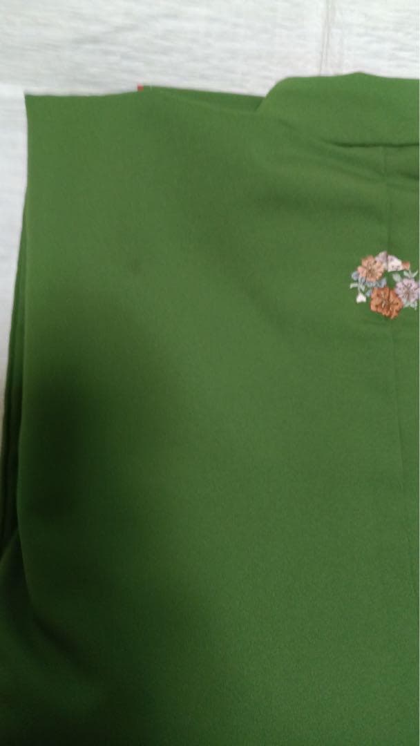 袴　着物　七五三　女児　三才　五才　女の子　３歳　緑　紺　赤