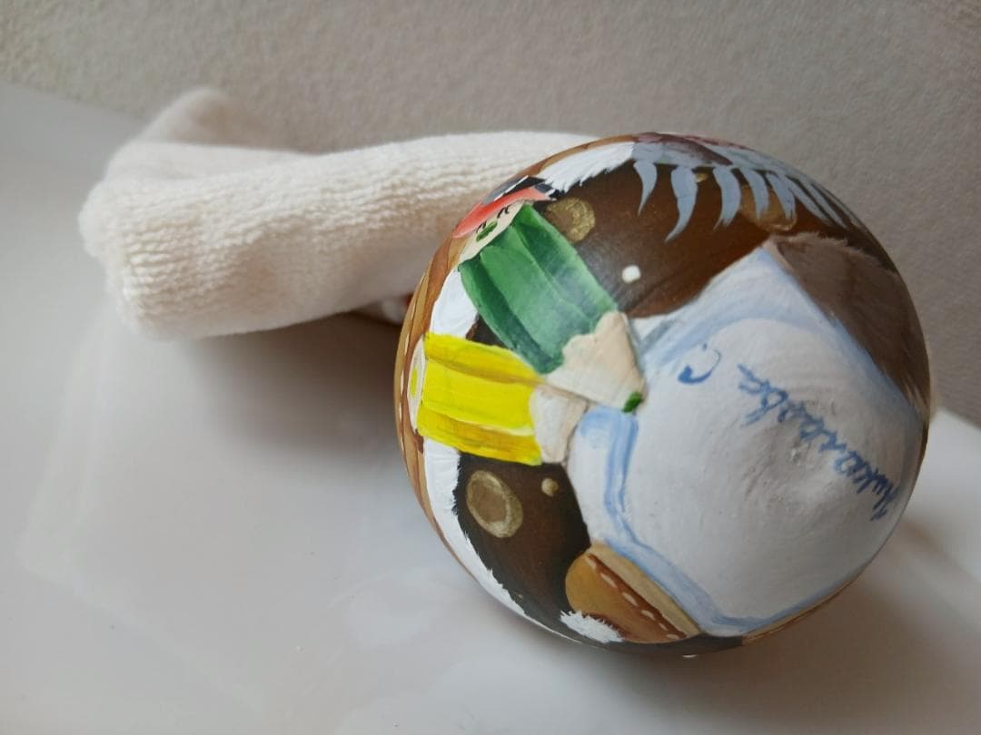 【CBT110】10cm級 おきあがりこぼし(大) スベトラーナ ぼんぼりねこ