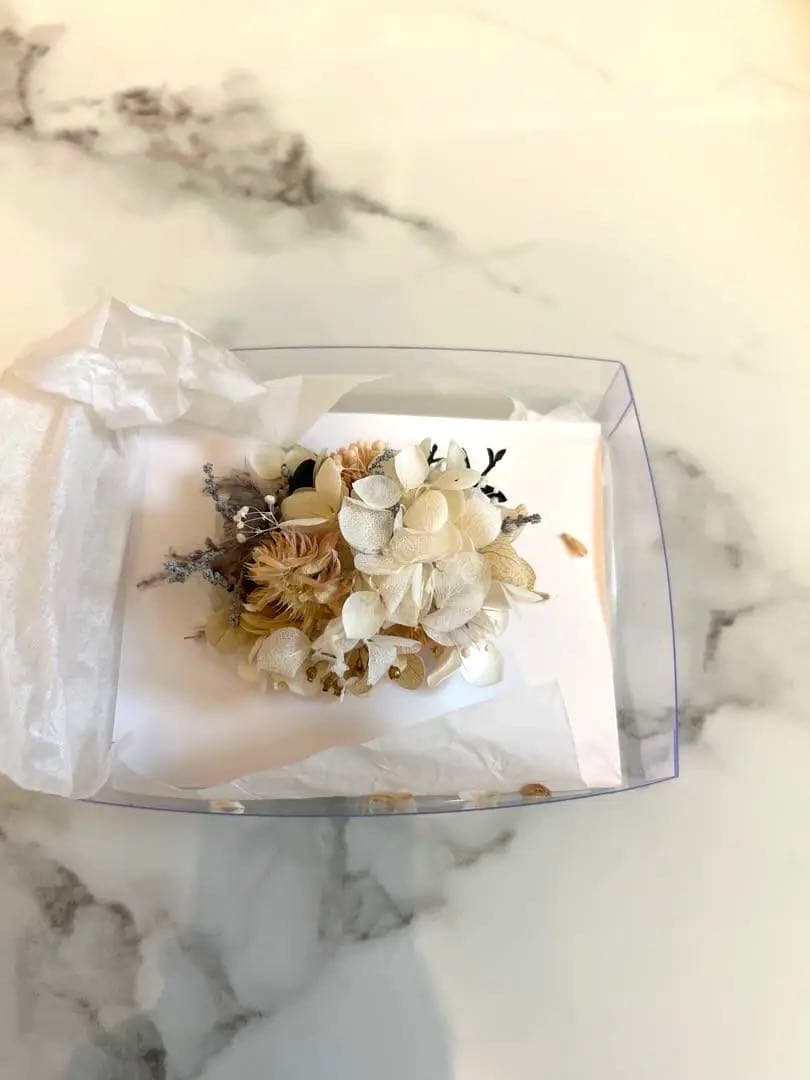 ベージュ花柄着物セット　被布　七五三　着物