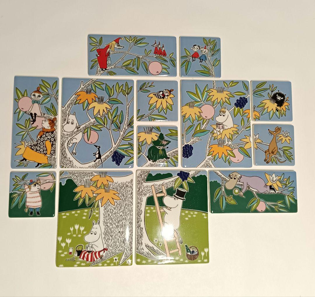 アラビア コンプリート 13枚セット ムーミン デコツリー タイル 希少 レア