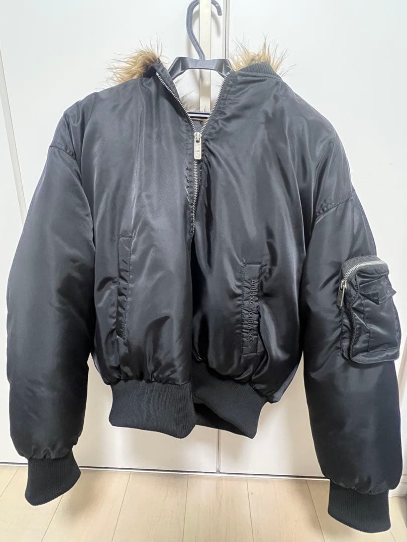 ANTIDOTEWORLDWIDE MA-1 ジャケット フライト　ブラック S