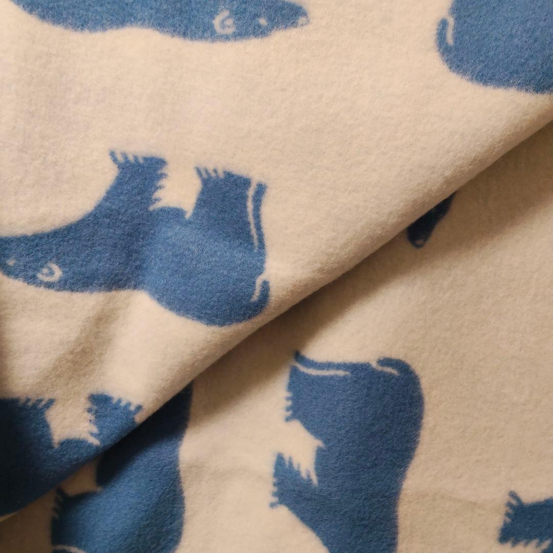 ロロス しろくま ホワイトベア ウール ノルウェー製 大判 ブランケット 北欧