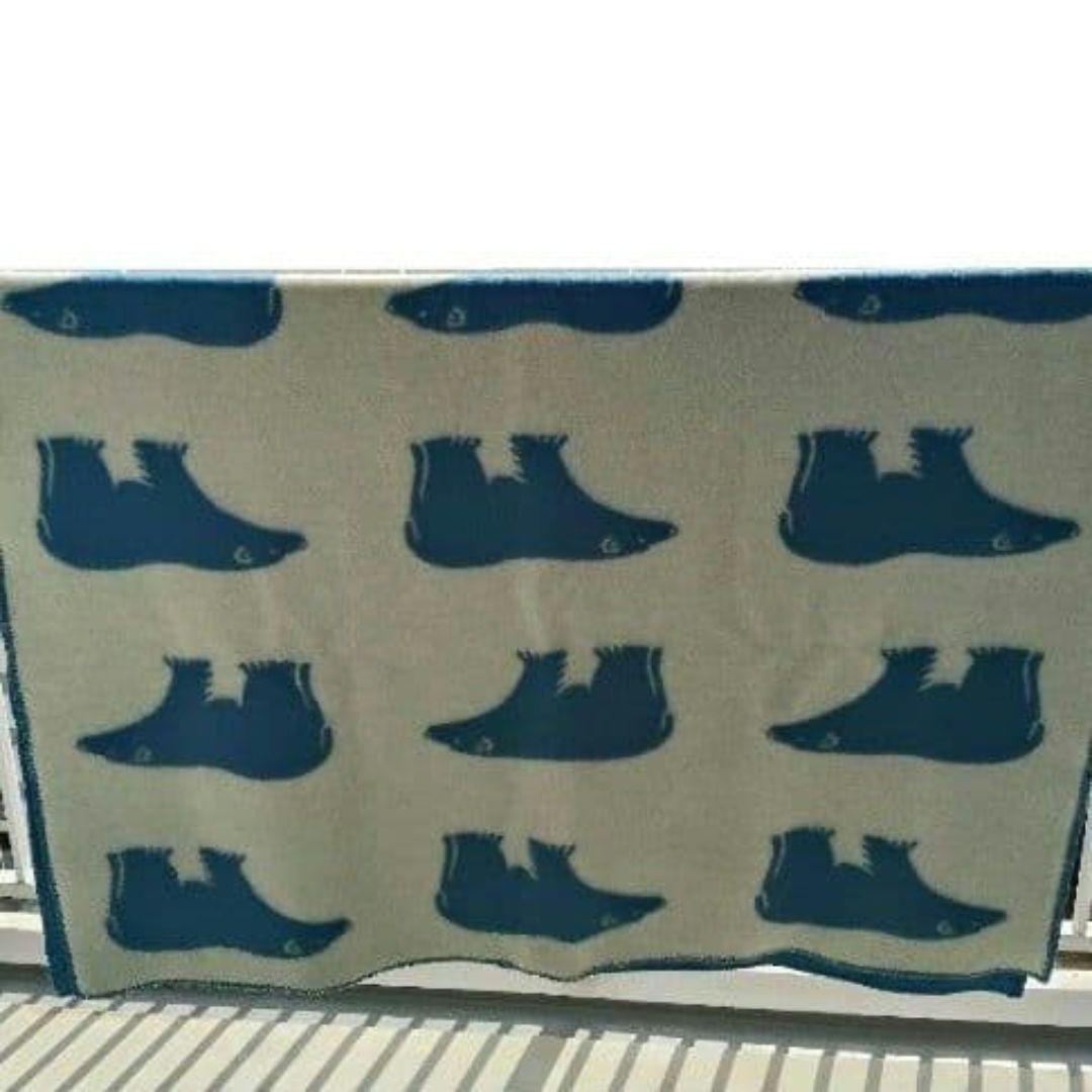 ロロス しろくま ホワイトベア ウール ノルウェー製 大判 ブランケット 北欧