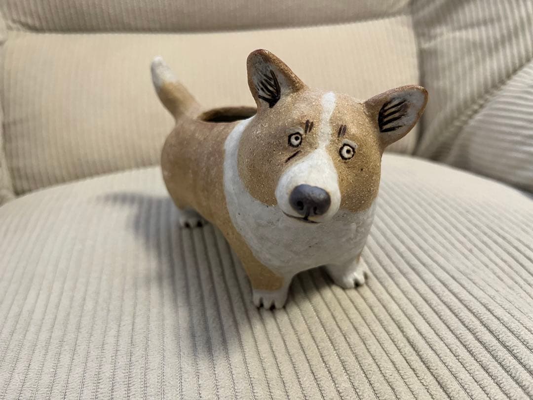 レア　かとうゆみ　犬の置物