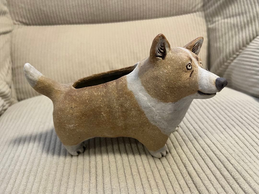 レア　かとうゆみ　犬の置物