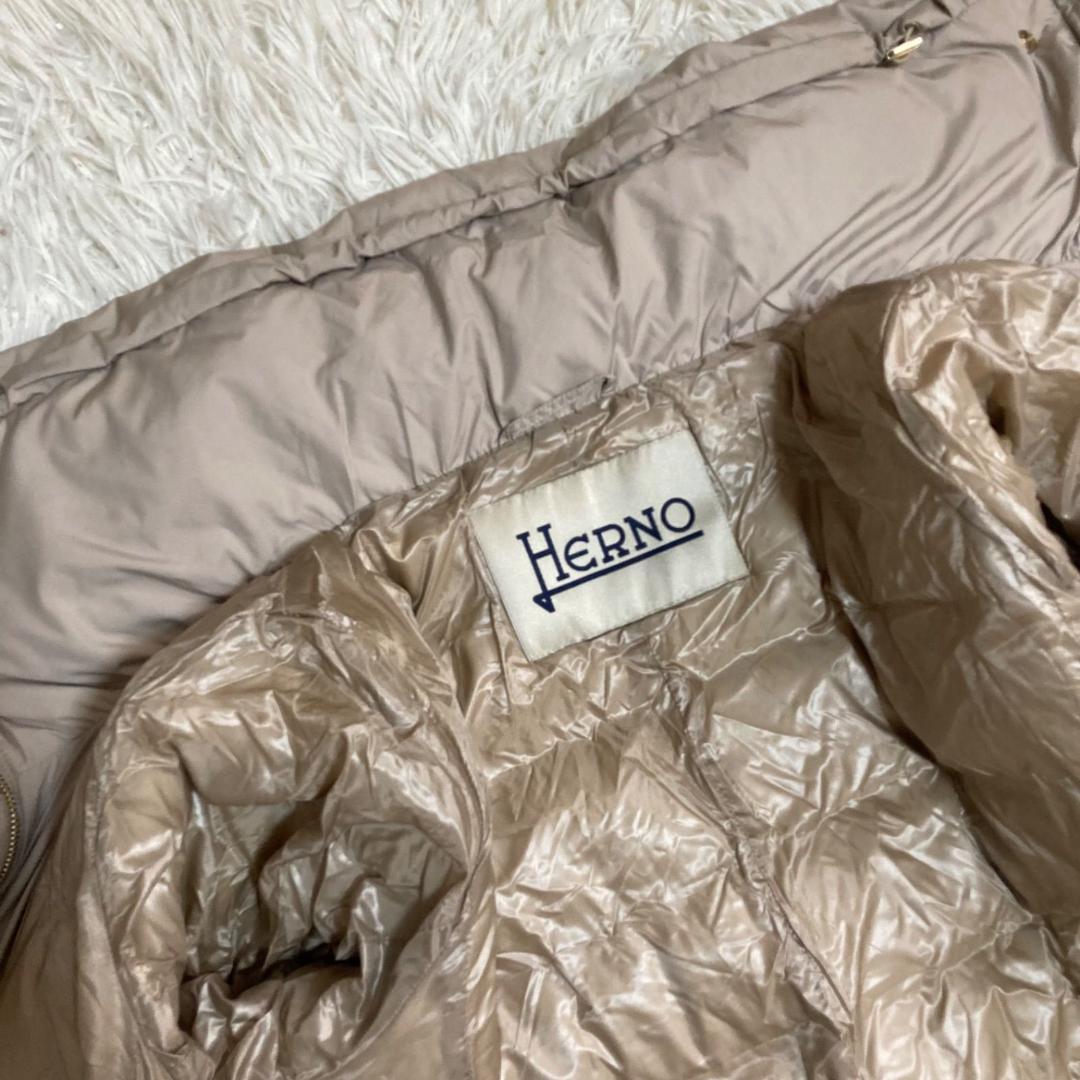 17518✨ヘルノ 42 LL ポーラーテック スタンドカラー ダウンコート