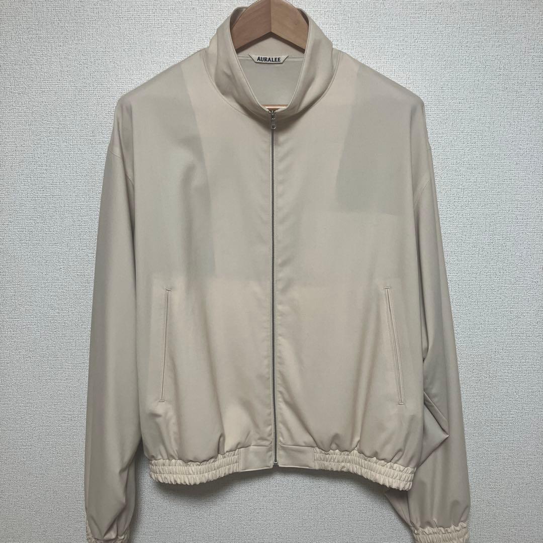 【AURALEE】 WOOL ZIP BLOUSON