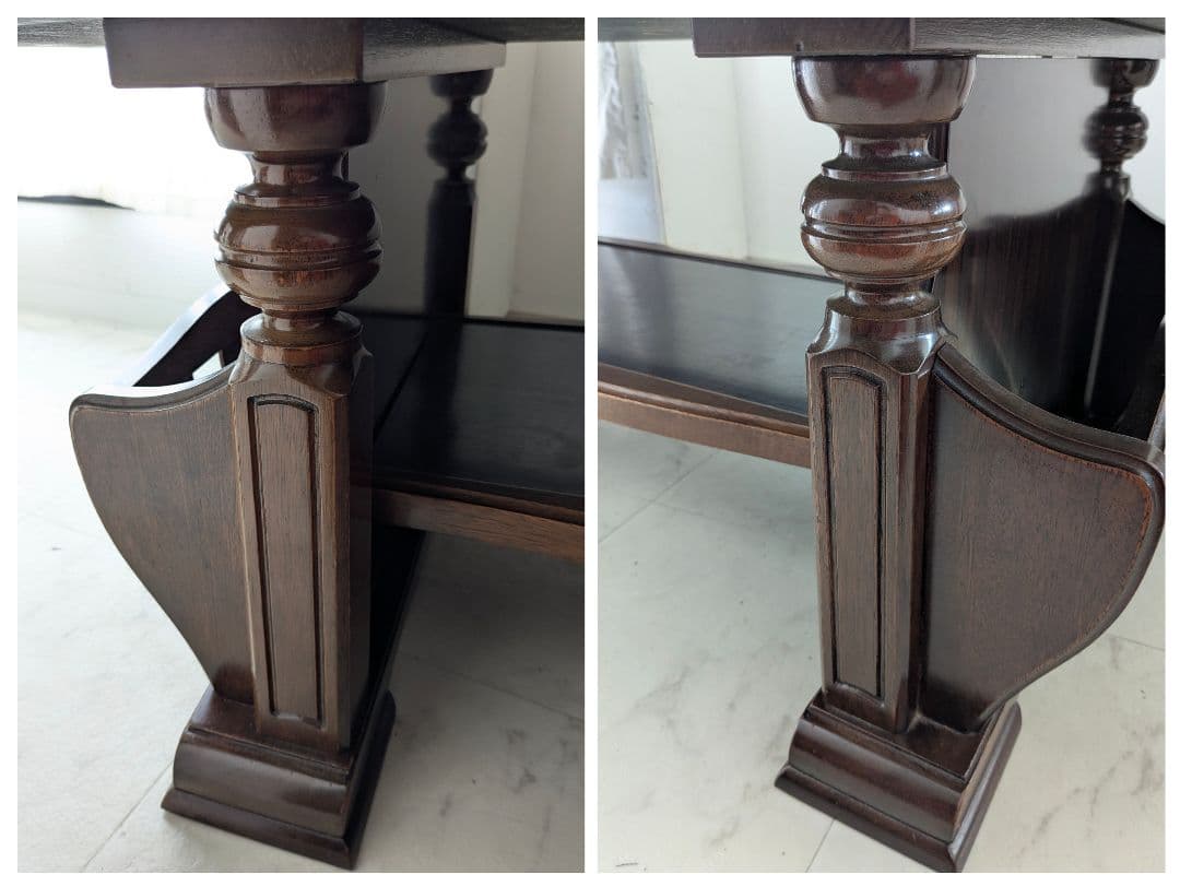 80s ビンテージ 大理石柄 木製 テーブル ミッドセンチュリー レトロモダン