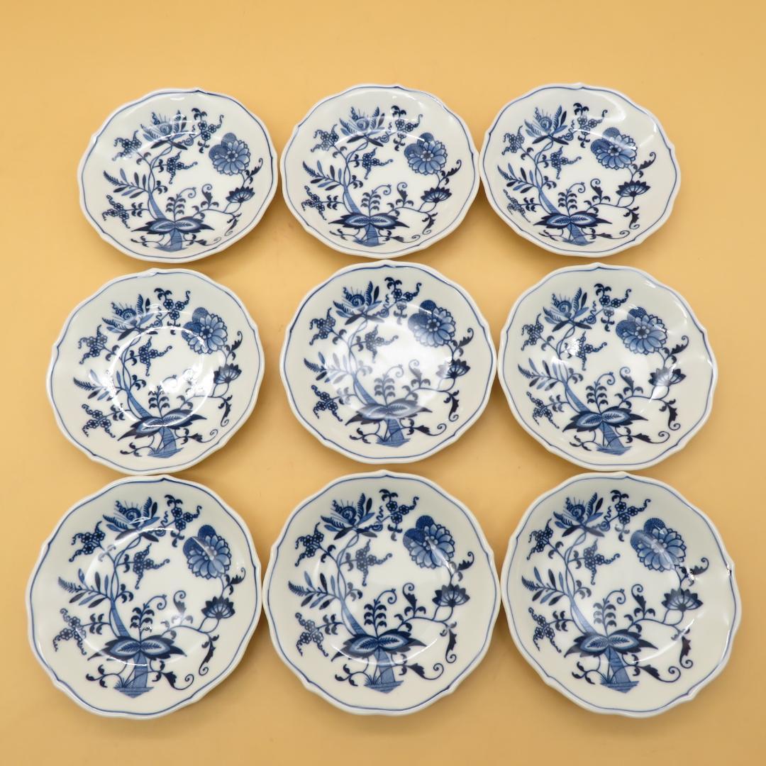 美品　ブルーダニューブ Blue Danube　小皿　９枚