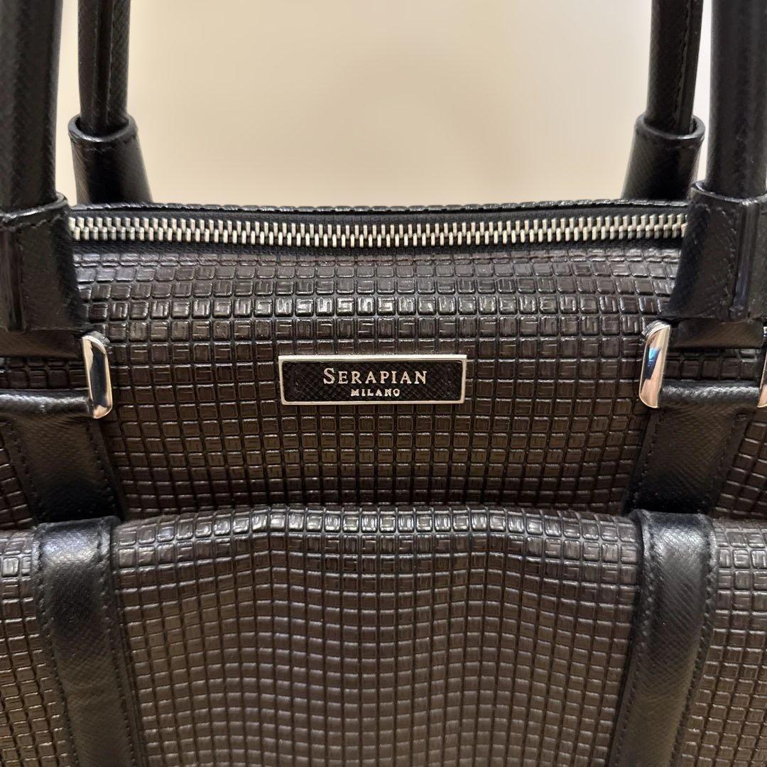 SERAPIAN トートバッグ 茶色 セラピアン