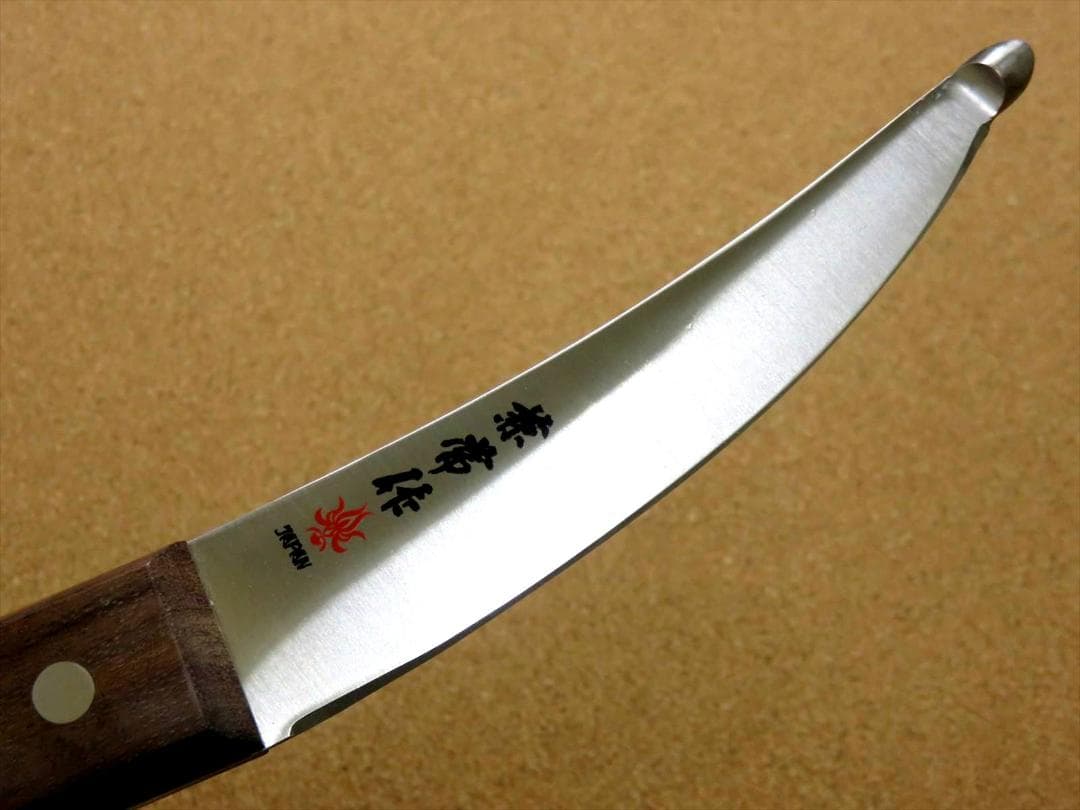 関の刃物 腸裂き 140mm 関兼常 全鋼 炭素鋼 肉解体 狩猟包丁 右利 片刃