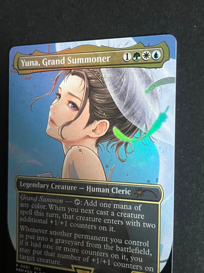 大召喚士、ユウナ FOIL 英語 プロモ Yuna Grand Summoner