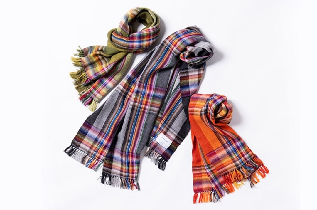 【未使用】THE INOUE BROTHERS イノウエブラザーズ　マフラー　緑