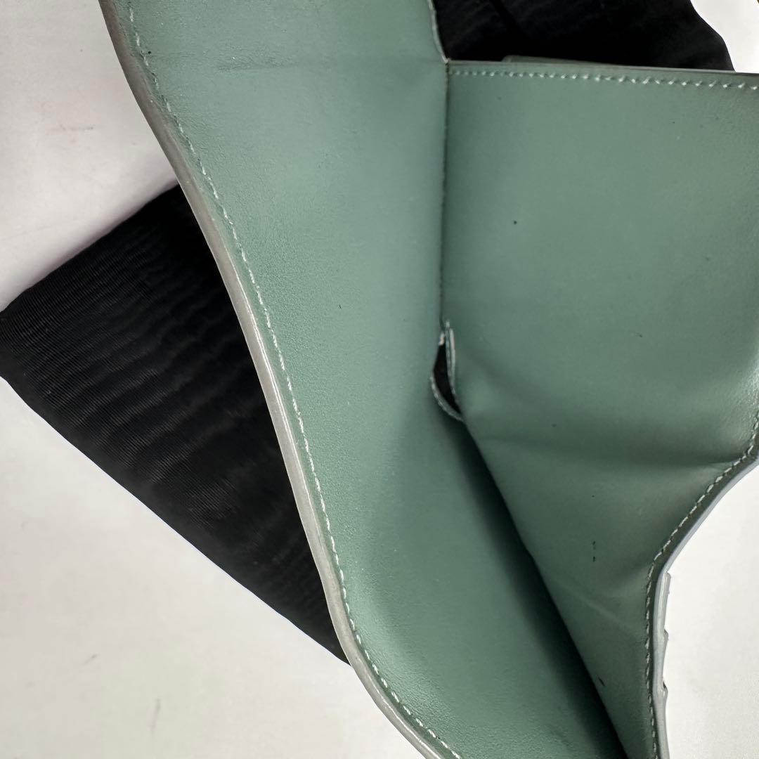 CELINE セリーヌ スモール トリフォールド ウォレット セラドン