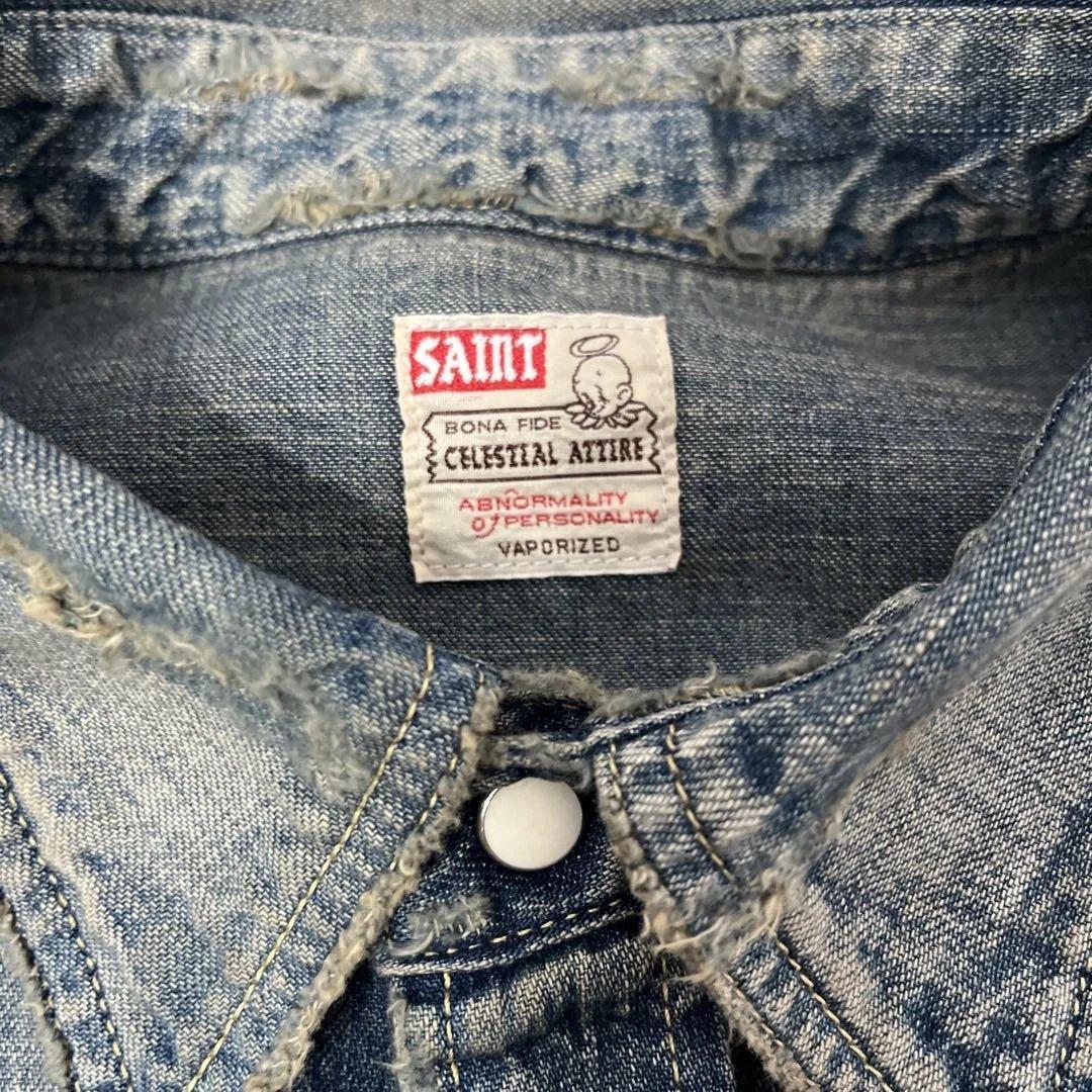 マ*ル様 セントマイケル デニムシャツ タグありM