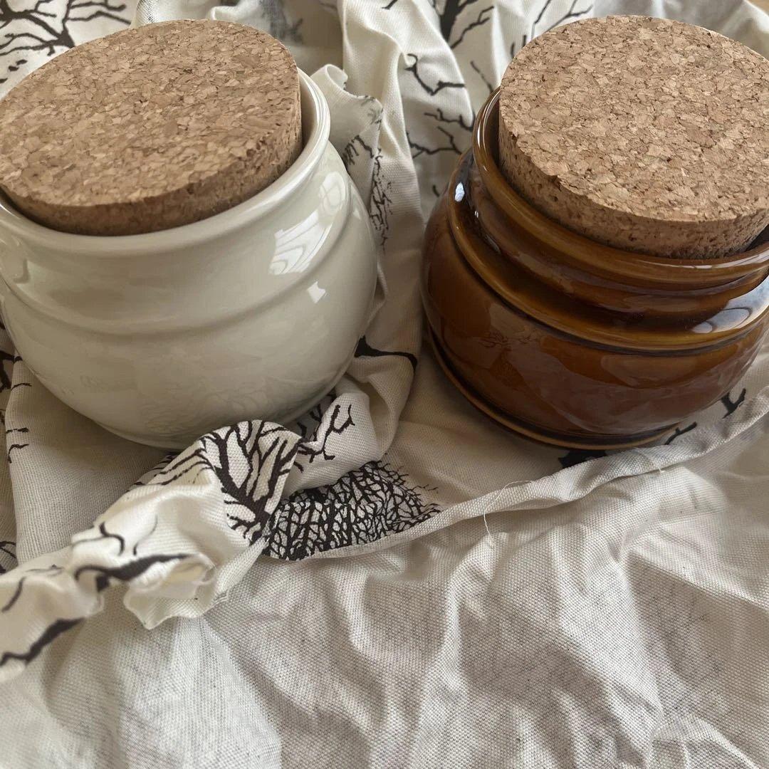 scopeキャニスター125mm グレー＆ブラウン　廃番商品　シュガー　ソルト