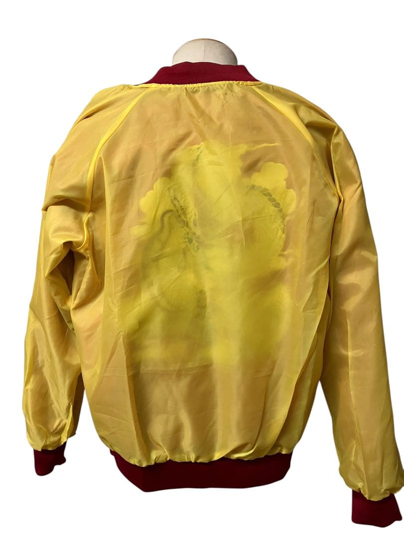 山*之様 美品 ビンテージ 別珍 スカジャン L相当 龍 ベロア メンズ xpv