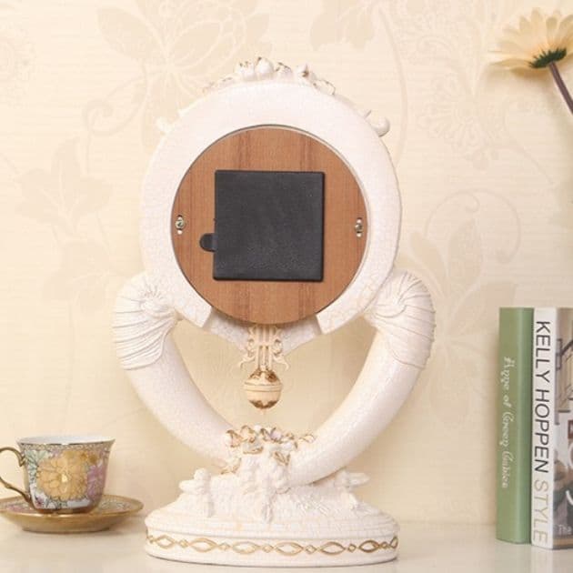 輸入雑貨　ヨーロピアン　『プリンセス・サイレント置時計』　エレガント　姫系