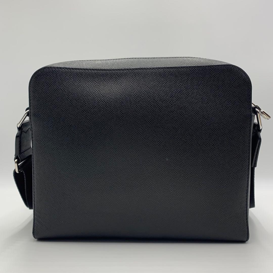 ［廃盤］ルイヴィトン　タイガ　アントンポシェット　ショルダーバッグ ブラック