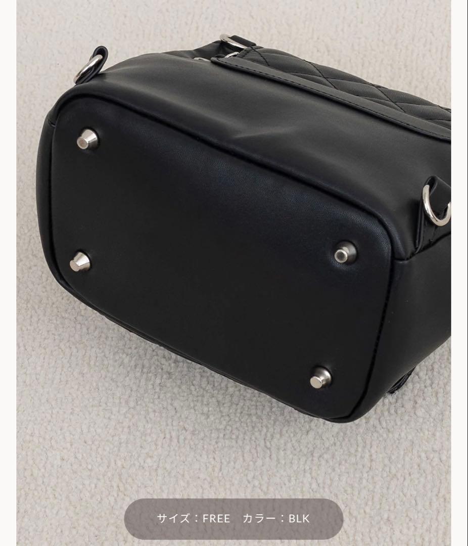 【最安値】ダーリッチ キルティングビジュー ミニリュック サックス