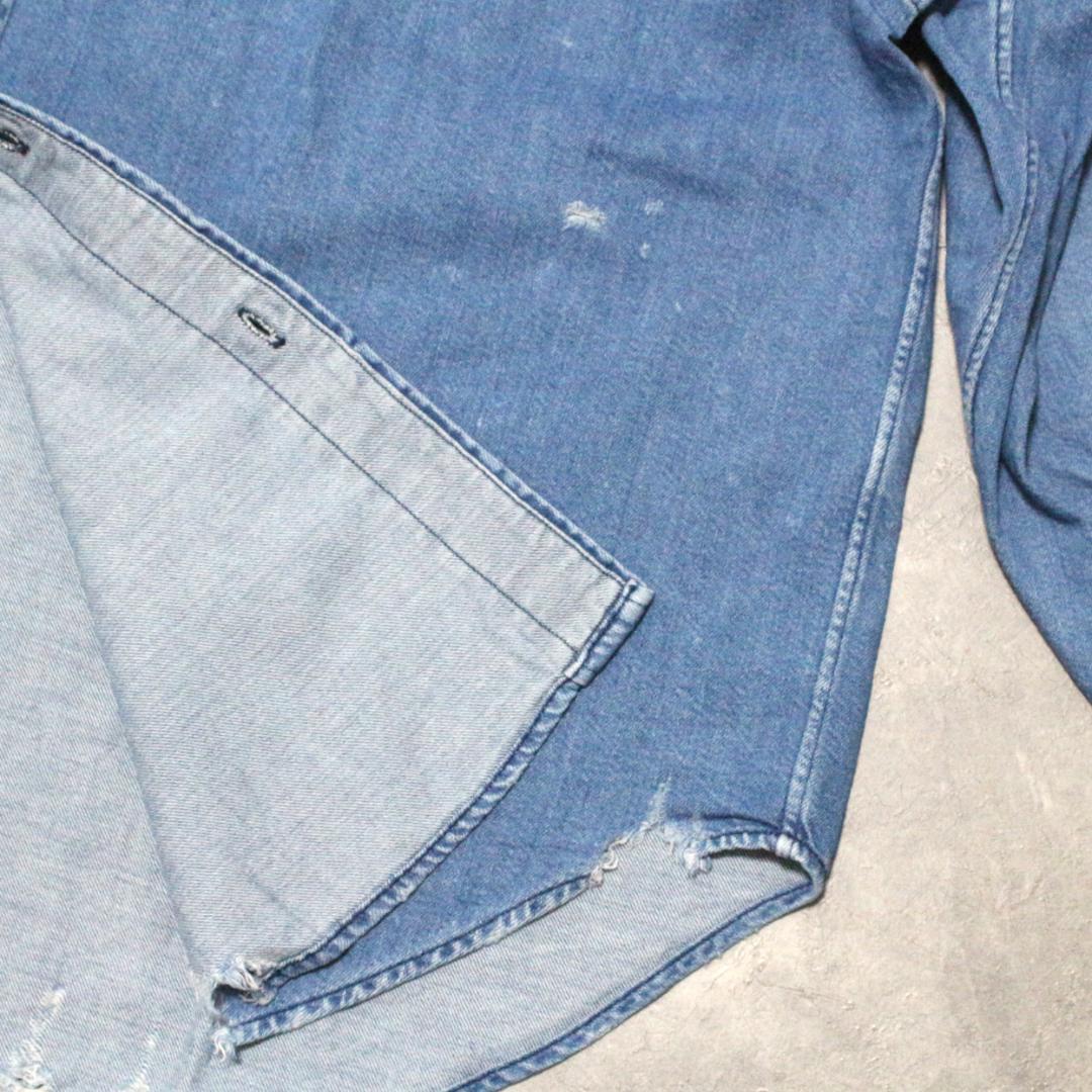 未使用 H beauty&youth BITING DENIM BD SHIRT