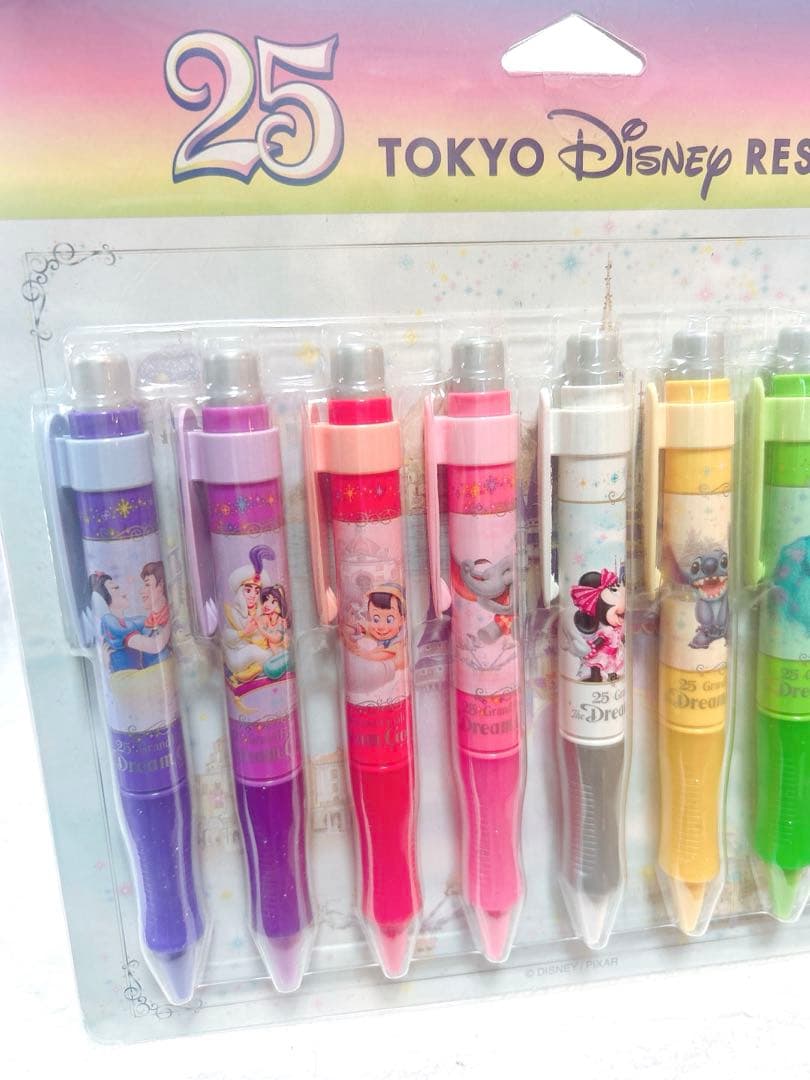 ディズニーリゾート25周年ボールペン　ディズニーランド25周年ボールペン　東京