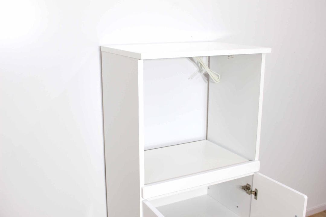 レンジラック　幅60cm　レンジ台　ホワイト