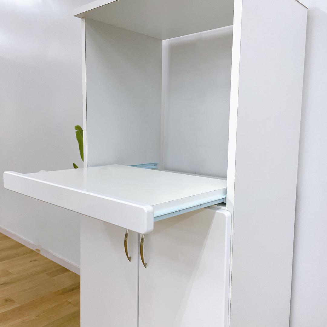 レンジラック　幅60cm　レンジ台　ホワイト