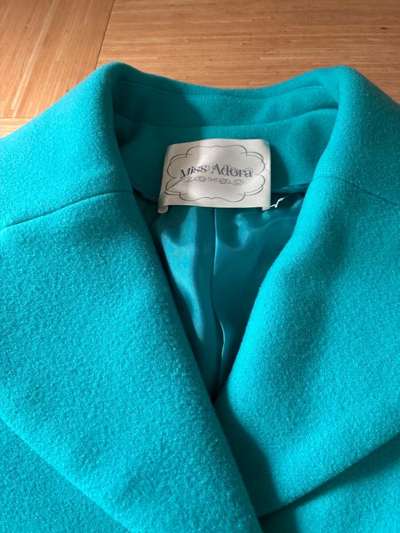 チェスティ　ロングコート ファー付き