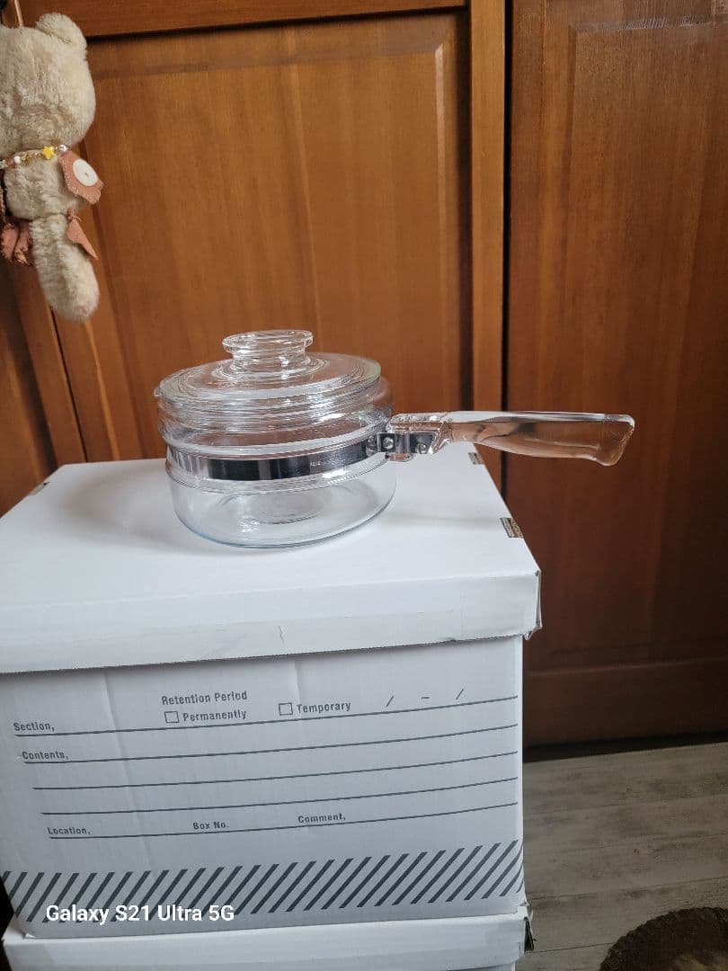 OLD PYREX ソースパン