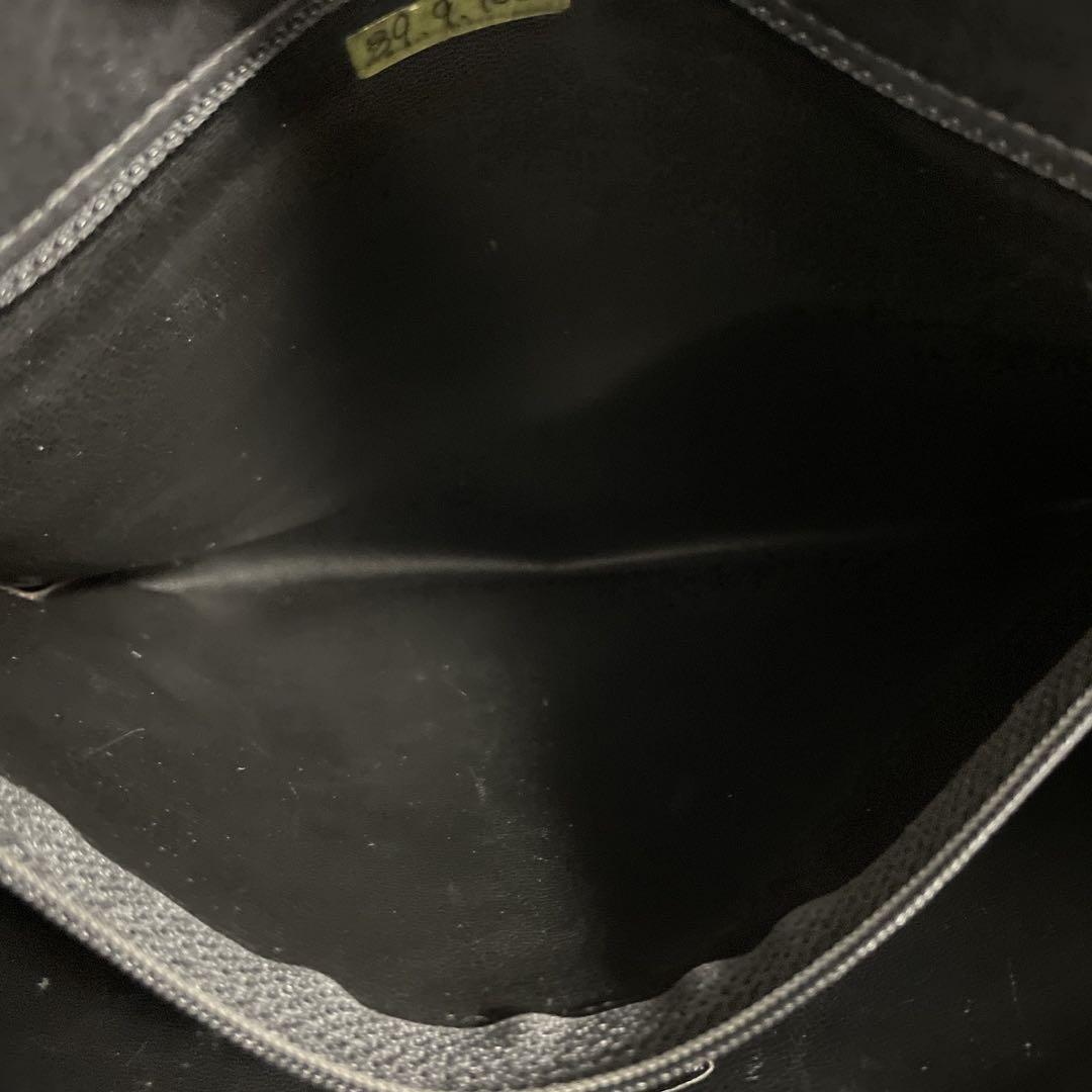 にこ様　シャネル　ラムスキン　セミチェーントートバッグ　ブラック　肩掛け　536