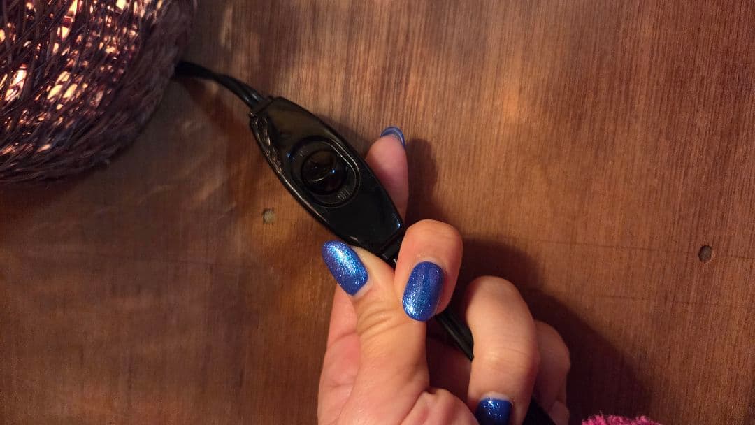 ブラウン フロアスタンド　木製　57cm