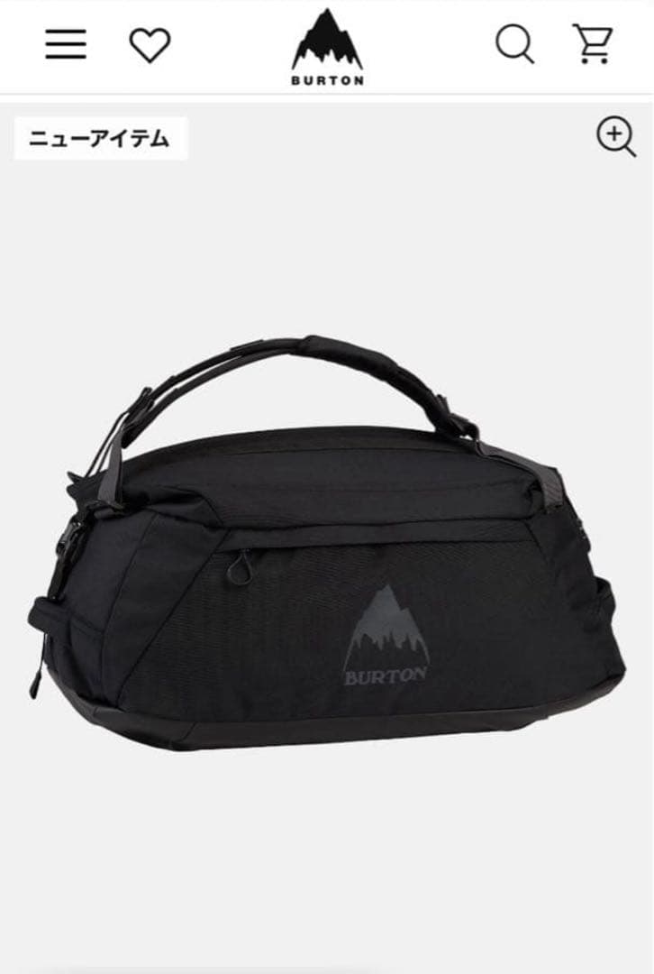 BURTON 大容量 ブラックバックパック