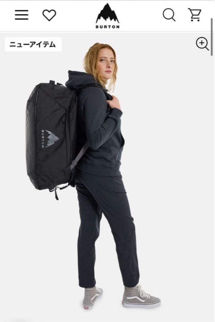 BURTON 大容量 ブラックバックパック