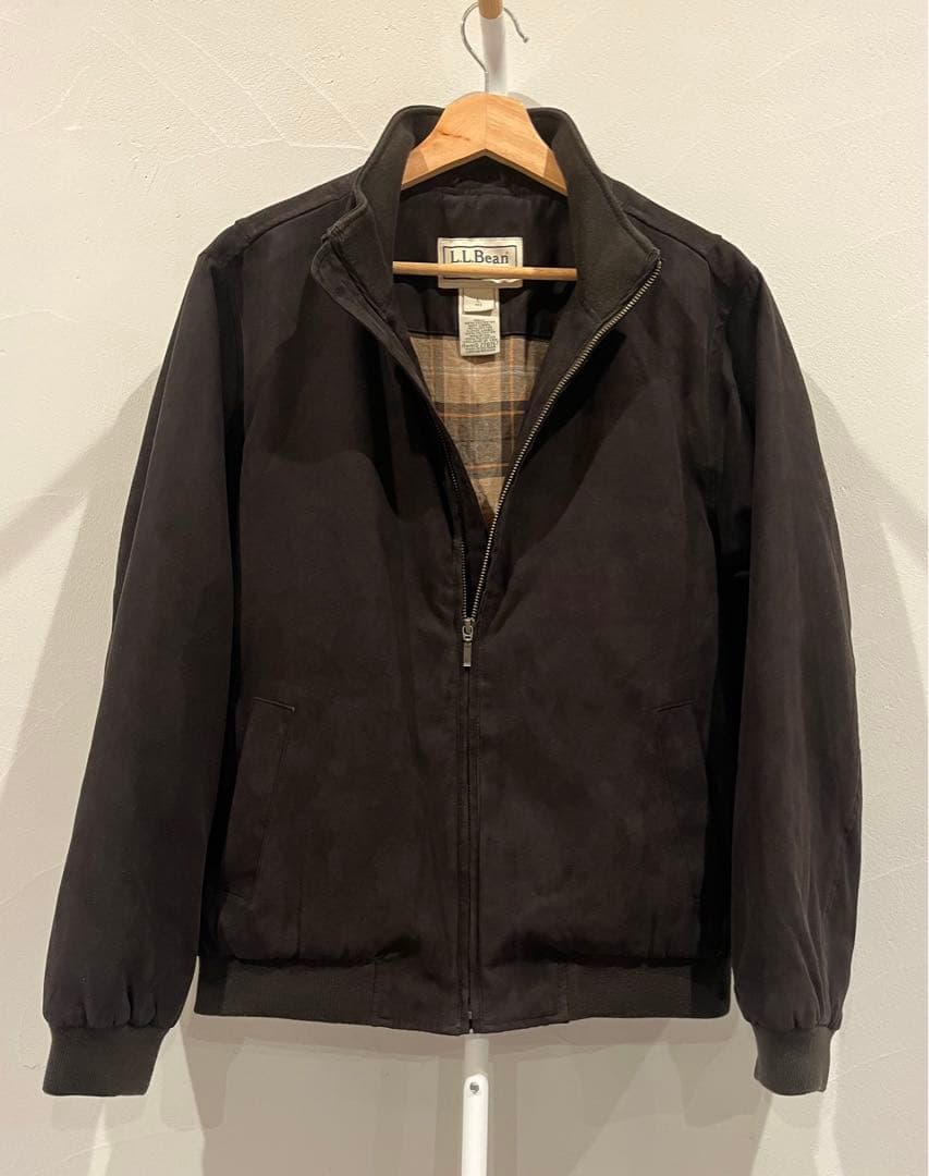 L.L.Bean Jacket 90s ブルゾン ピーチスキン スエード 濃茶